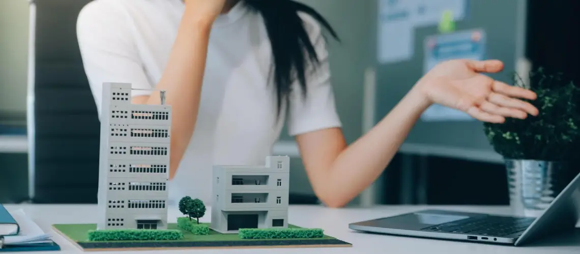 A Sydney property valuer conducting an inspection